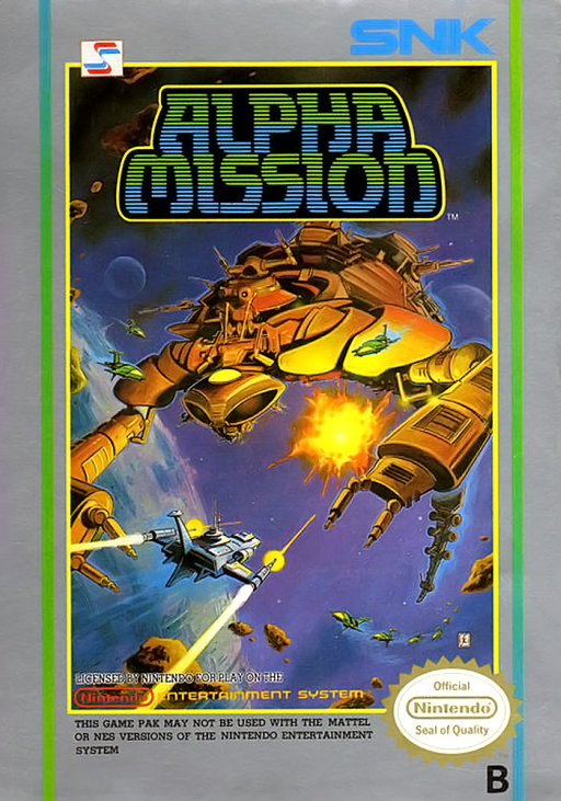 Alpha Mission (Europe) box art